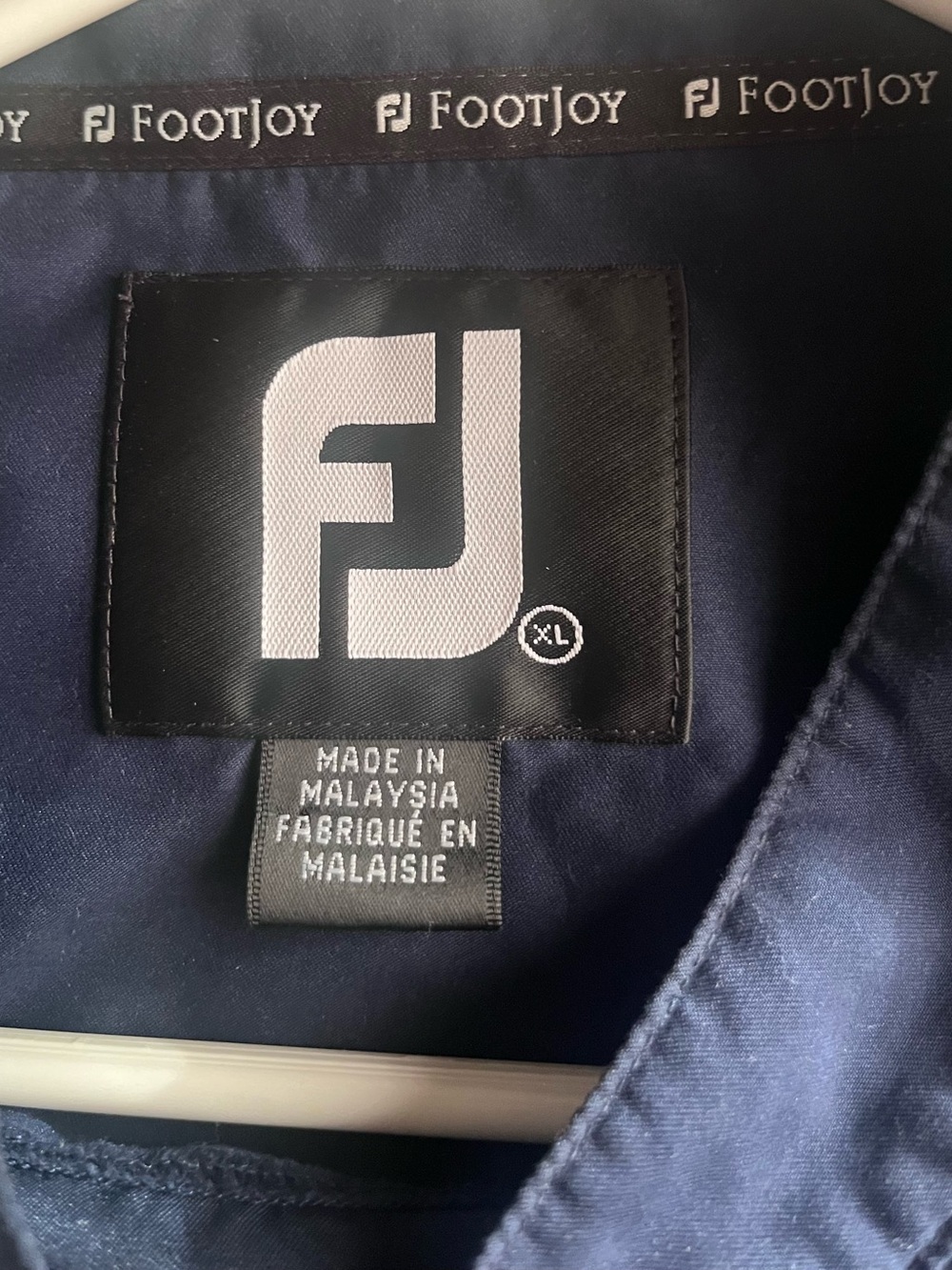 FootJoy Navy Pullover Performance Jacket - Picture 3 of 3